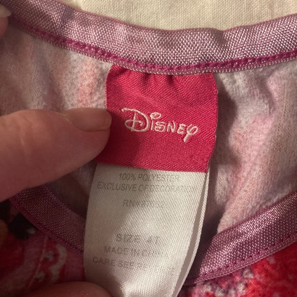Disney Pink and Red Minnie Mouse Nightgown - Picture 3 of 3